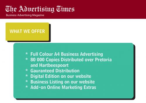 The Advertising Times Rate Card 4